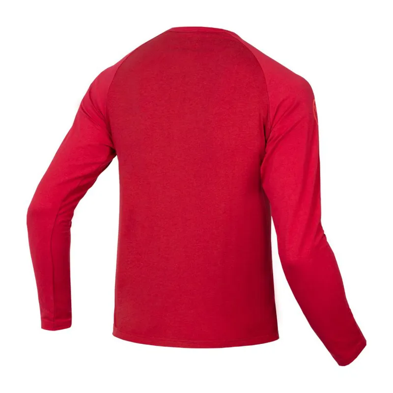 Endura One Clan Raglan LS Jersey Rust Red -1